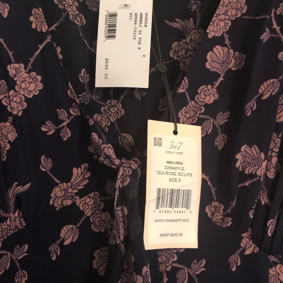 New! Cinq a sept Annali Dress size US8 - Picture 5 of 6